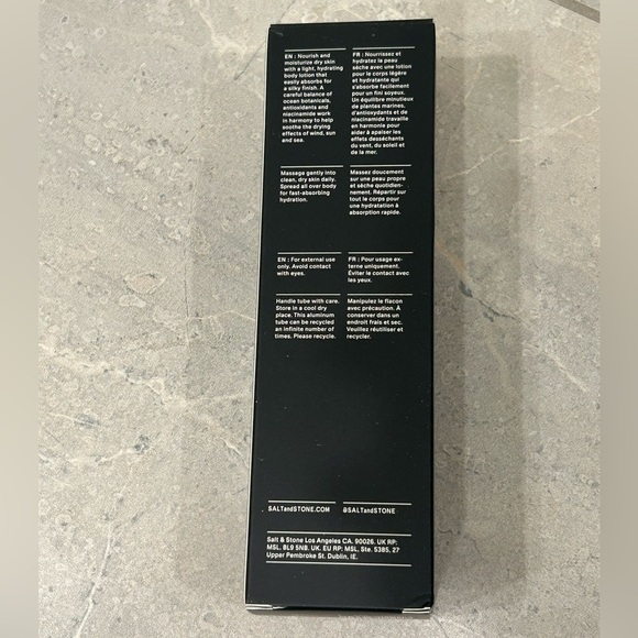 NEW Salt & Stone Black Rose & Oud Nourishing Hand Cream - Picture 4 of 6